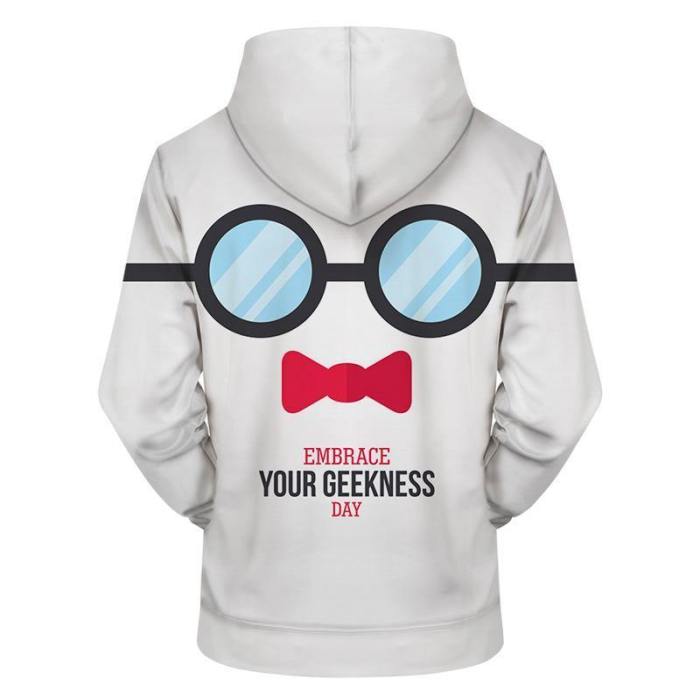 Embrace Your Geekness 3D - Sweatshirt, Hoodie, Pullover