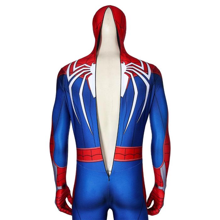 Spider-Man Peter Parker Advanced Suit Ps4 Spider-Man Spiderman Jumpsuit Cosplay Costume -