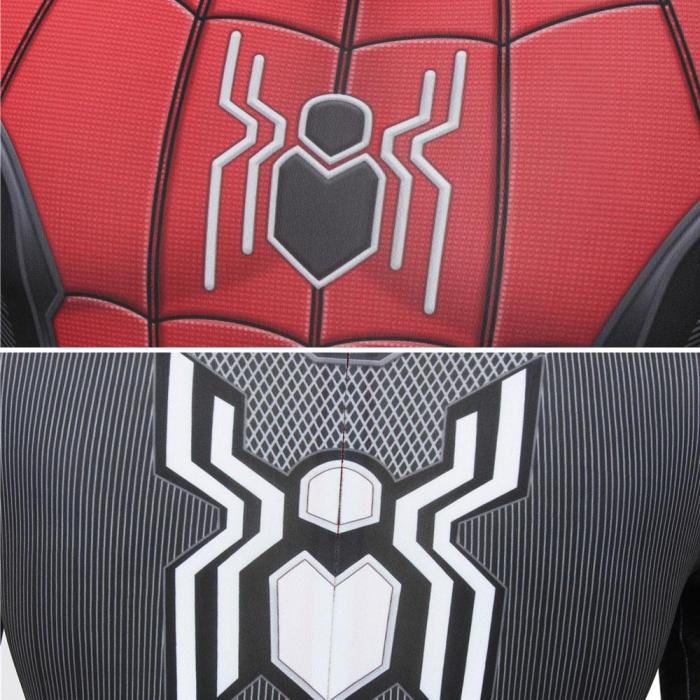 Spider-Man Peter Parker Upgraded Suit Spider-Man: Far From Home Jumpsuit Cosplay Costume -