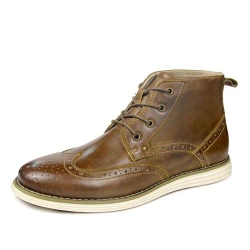 Men'S Genuine Leather Causal Boots