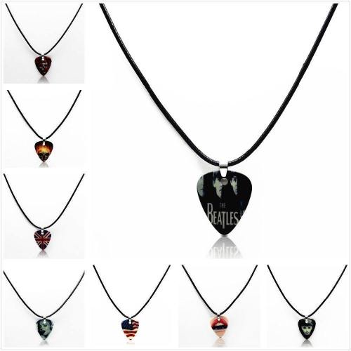 Noctilucence Guitar Pick Necklace