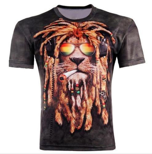 Reggae Lion 3D T-Shirt