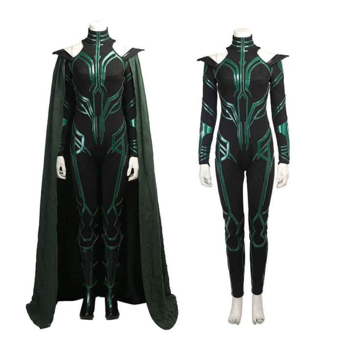 Thor 3 God Of Dead Ragnarok Hela Bodysuit Outfits Cosplay Costume