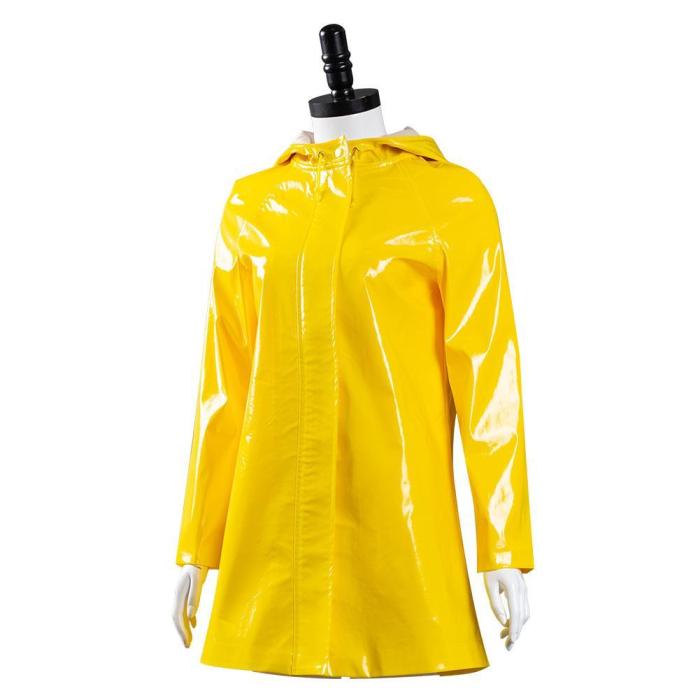 Coraline & The Secret Door- Coraline Jones Outfits Yellow Coat Halloween Carnival Suit Cosplay Costume