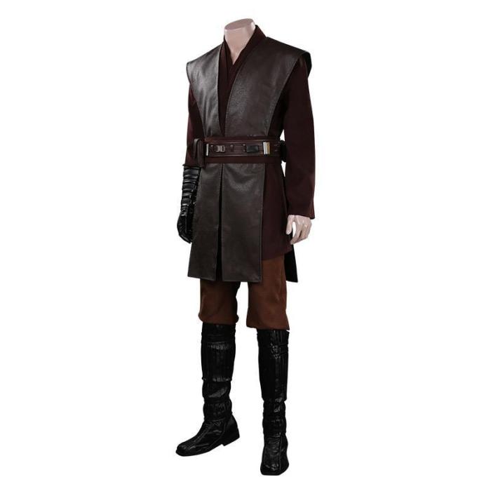 Star Wars Anakin Skywalker Outfits Halloween Carnival Suit Cosplay Costume