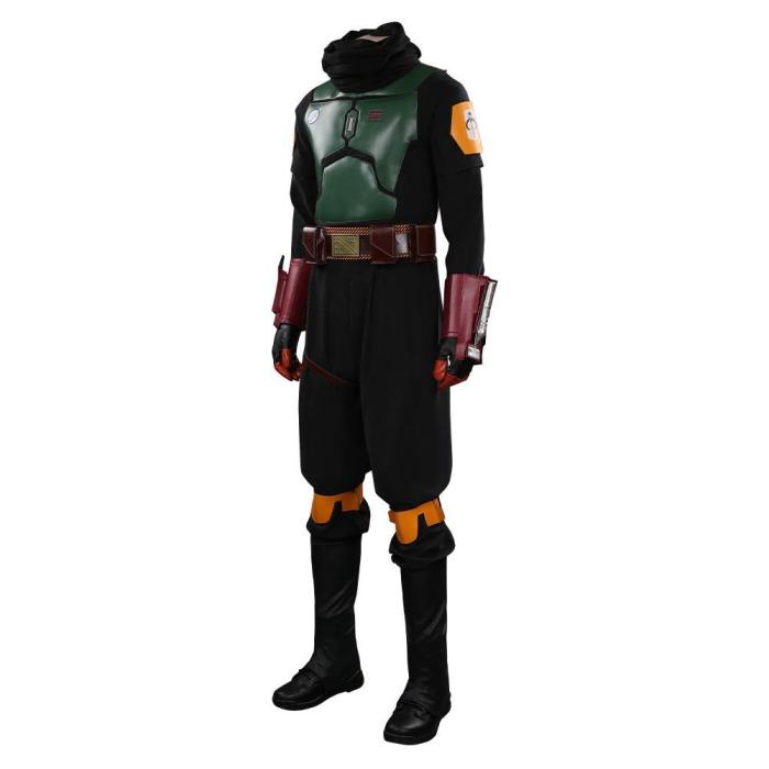 Mandalorian Boba Fett Outfits Halloween Carnival Suit Cosplay Costume
