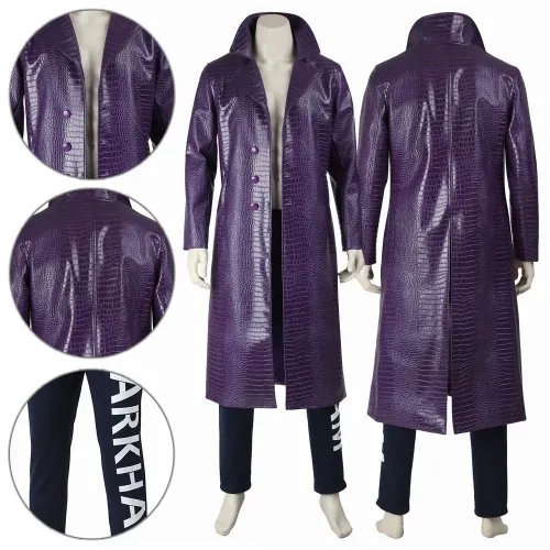 Joker Detective Comics Batman Suicide Squad Task Force X Cosplay Costume