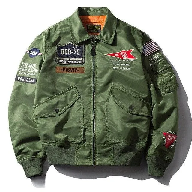 Men Military Polit Jackets Streetwear Bomber Jackets