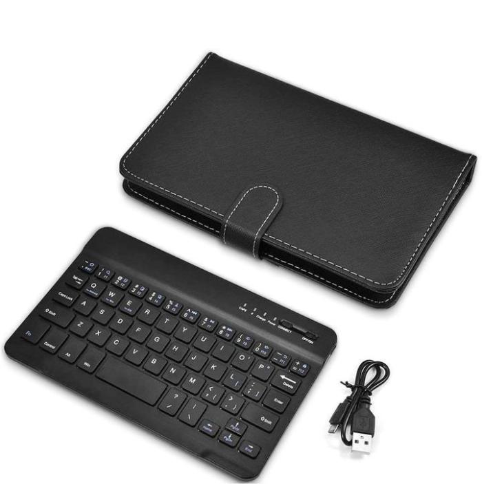 Wireless Bluetooth Keyboard With Leather