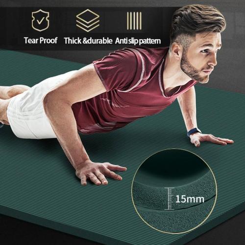 Extra Thick Nbr Yoga Mat High Quality Exercise Sport Mats