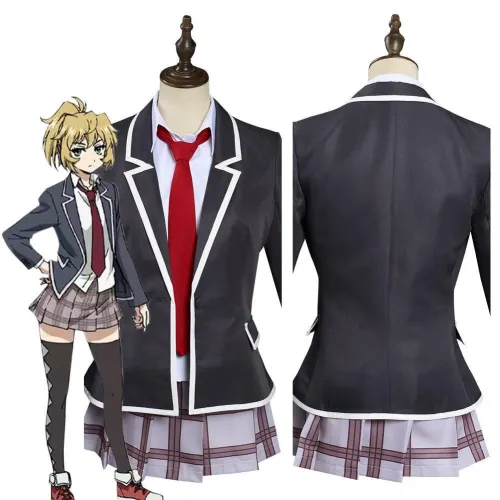 Animetenkuu Shinpan/High-Rise Invasion-Mayuko Nise Dress Outfits Halloween Carnival Suit Cosplay Costume
