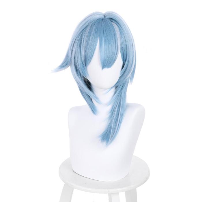 Game Genshin Impact Eula Heat Resistant Synthetic Hair Carnival Halloween Party Props Cosplay Wig
