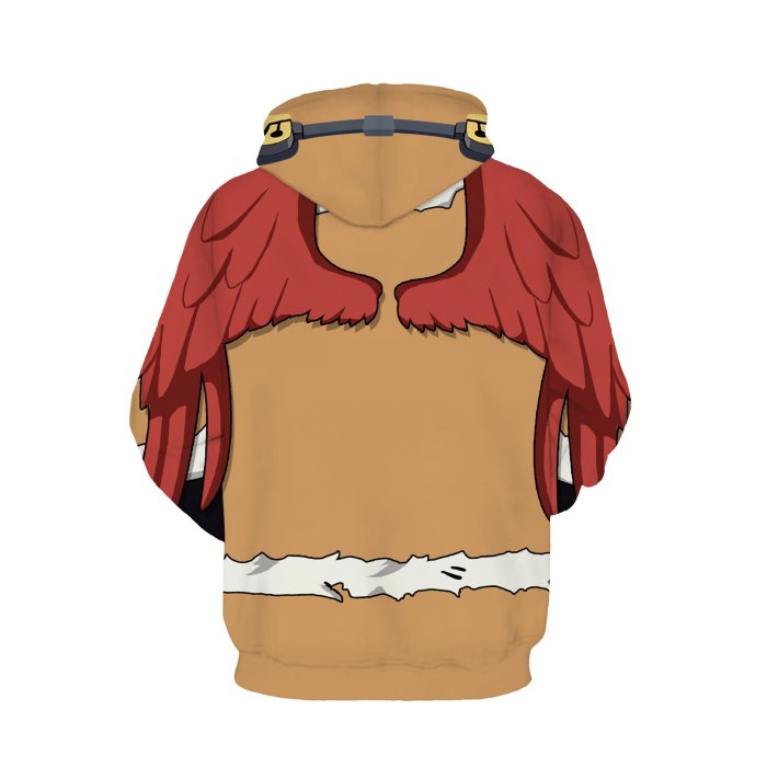 My Hero Academia Anime Hawaks Winged Hero Cosplay Unisex 3D Printed Mha Hoodie Sweatshirt Pullover