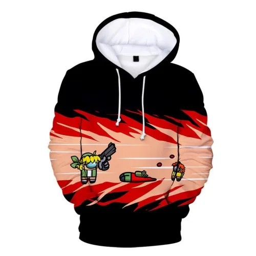 Adult Style-13 Impostor Crewmate Among Us Cartoon Game Unisex 3D Printed Hoodie Pullover Sweatshirt