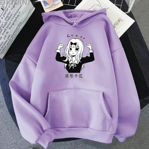 Kaguya Sama Love Is War Oversize Sweatshirt Chika Aesthetic Pullover Hoodie