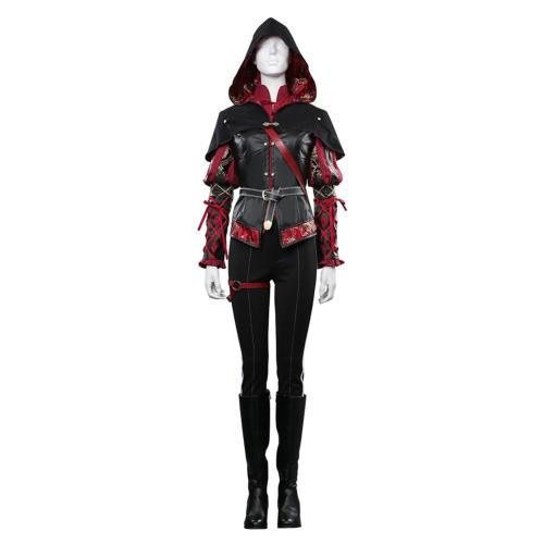 The Witcher 3-Anna Henrietta Coat Outfits Halloween Carnival Costume Cosplay Costume