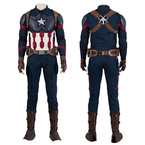 Avengers Endgame Captain America Steve Rogers Outfits Cosplay Costume