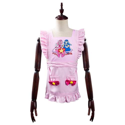 The Way Of The Household Husband Tatsu Pink Apron Halloween Carnival Suit Cosplay Costume