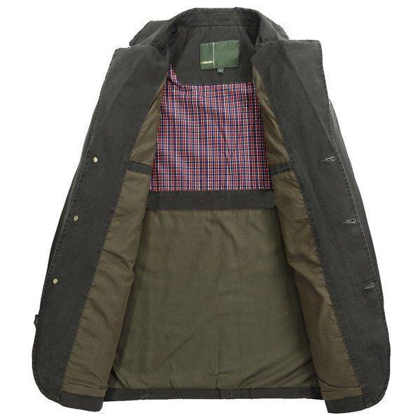 Autumn Cotton Multi Pockets Casual  Jacket
