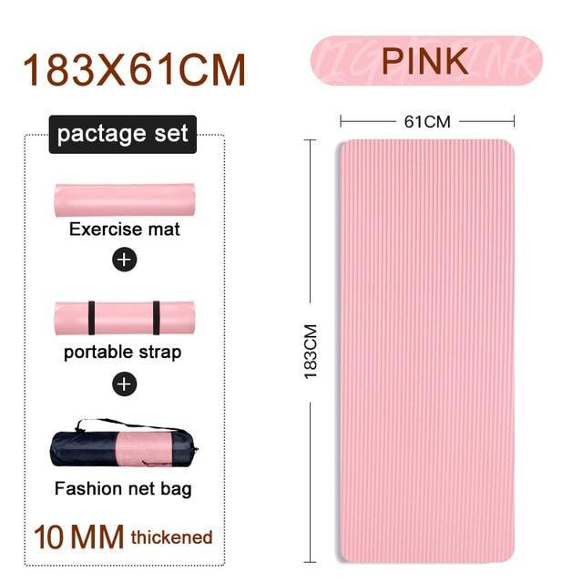 200Cm*90Cm Yoga Mats 15Mm Extra Thickness Non-Slip Esterilla Pilates