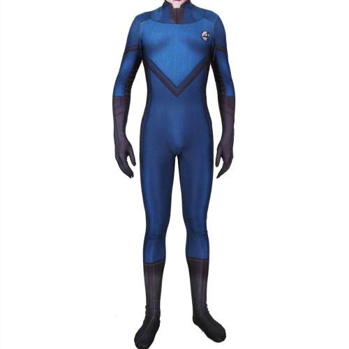Superhero Fantastic Four Cosplay Costume Zentai Bodysuit Suit Jumpsuit