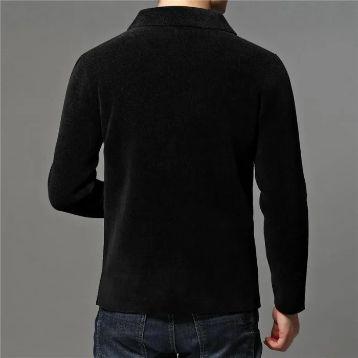 Men Business Knitwear Autumn Winter Warm Cardigan