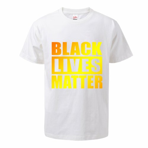 Black Lives Matter Print Tshirt Casual Summer Cotton Short Sleeve T-Shirt