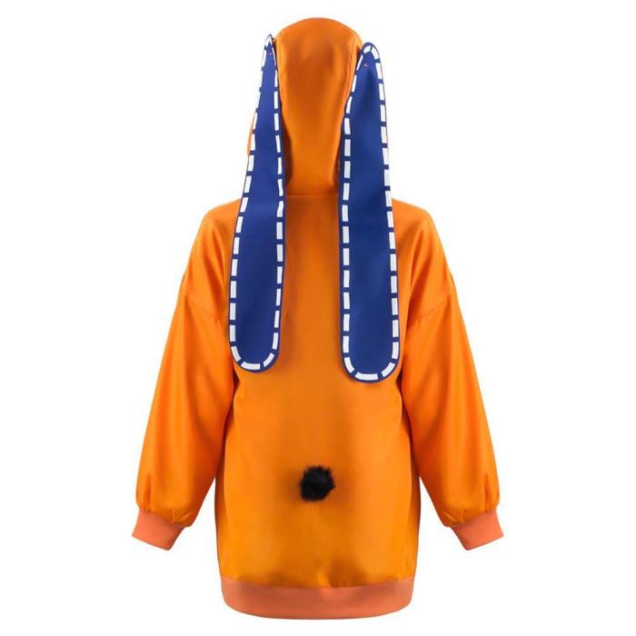 Kids Children Kakegurui Compulsive Gambler Yomoduki Runa Hoodie Zipper Hooded Long Jacket Coat Cosplay Costume