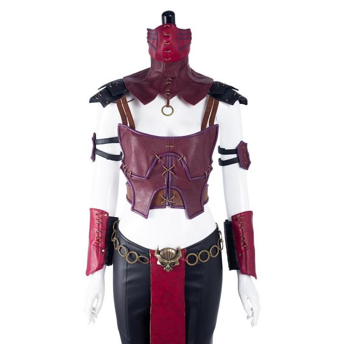 Mortal Kombat 10 Mileena Outfits Halloween Carnival Suit Cosplay Costume