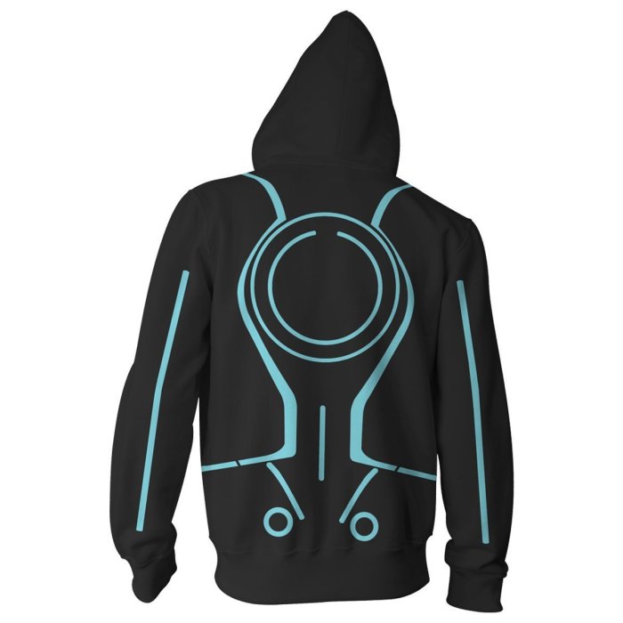 Tron Legacy 3D Printing Hoodie Sweater Jacket Cosplay Costume For Adult
