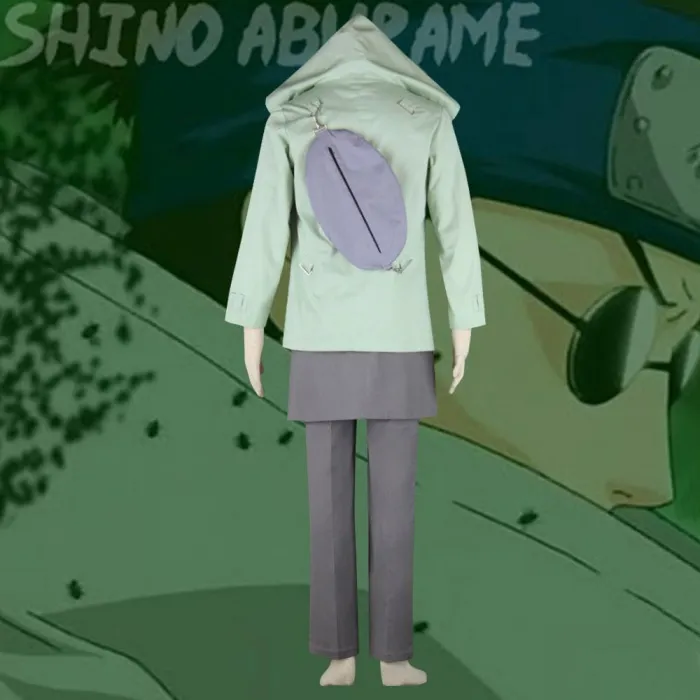 Shino Aburame From Naruto Halloween Cosplay Costume