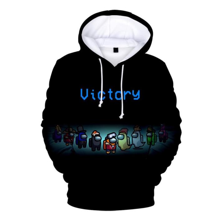 Adult Style-22 Impostor Crewmate Among Us Cartoon Game Unisex 3D Printed Hoodie Pullover Sweatshirt