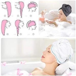 Hair-Drying Towel Double Side Coral Fleece Dry Hair Hat