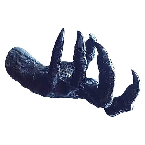 3D Artificial Witch'S Hand Statue Wall Hanging Halloween Decorations