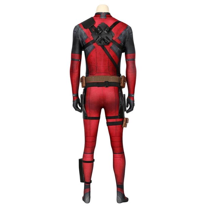 Deadpool Wade Wilson Deadpool 2 Jumpsuit Cosplay Costume -