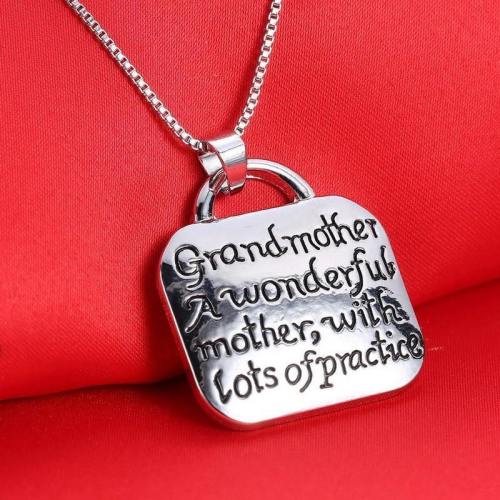 Engraved Grandmother Necklace