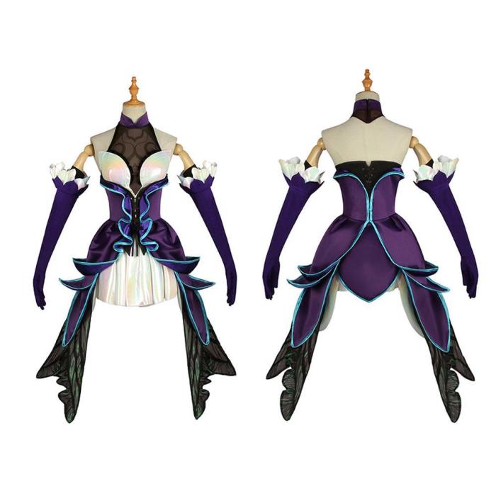 League Of Legends Lol The Dark Sovereign Syndra Withered Rose Outfits Halloween Carnival Suit Cosplay Costume