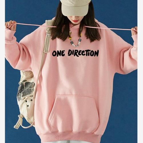 Letters Sweatshirt Plus Size Hoodie  Harry Styles Graphic One Direction Merch Harajuku Pullover