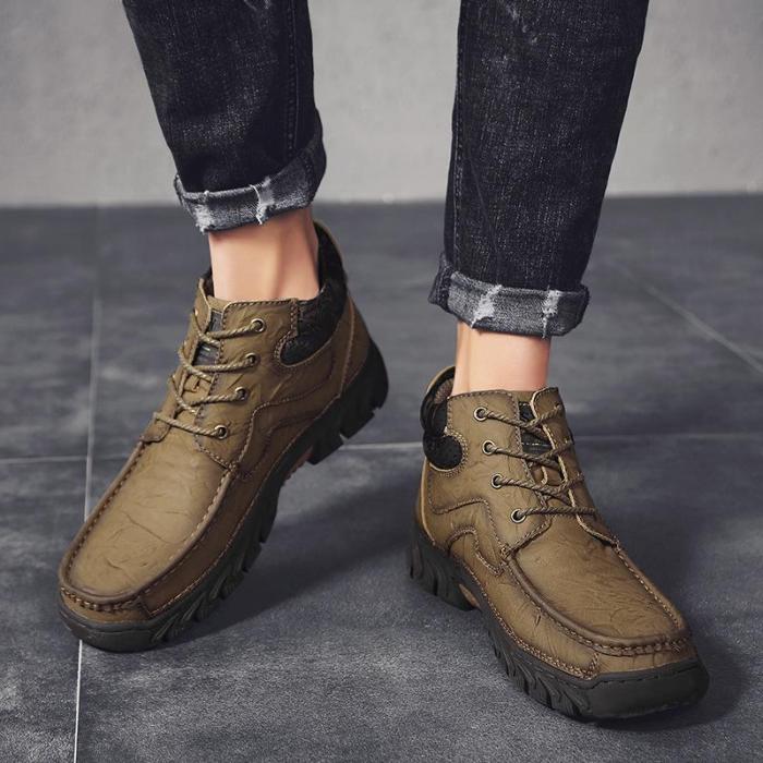 Leather Wear Resistant Non Slip Shoes