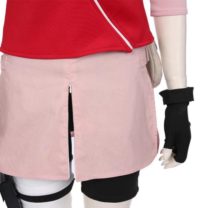 Haruno Sakura Cosplay Costume Skirt Outfit Halloween Carnival Costumes