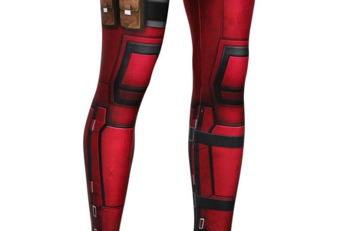 Deadpool Wade Wilson Jumpsuit Cosplay Costume Bodysuit Suit
