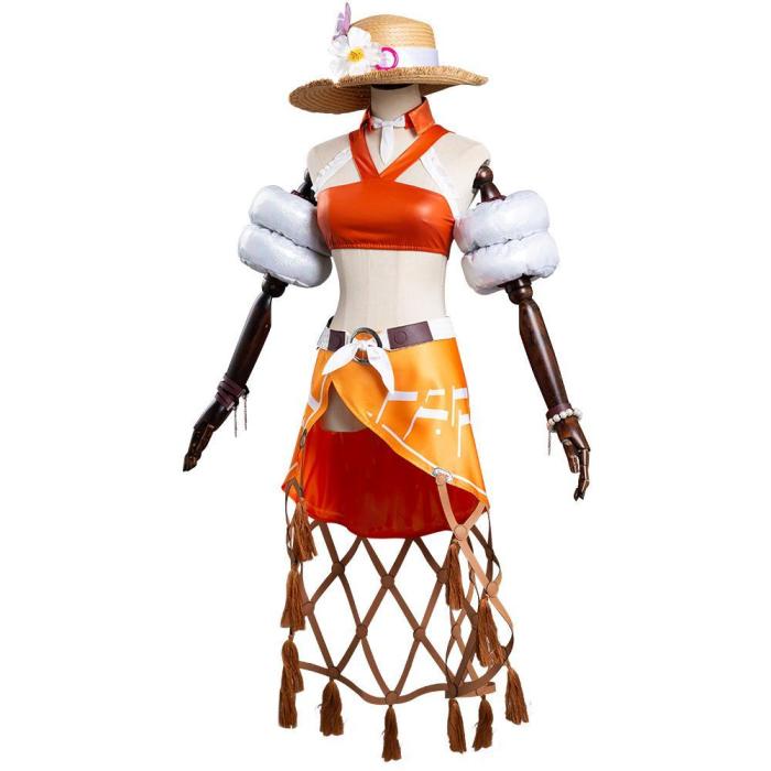 Game Overwatch Ow  Ashe Summer Skin Shirt Pants Outfits Halloween Carnival Suit Cosplay Costume