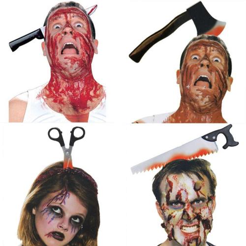 Horror Headband Halloween Decoration Scary Knife Halloween Accessories