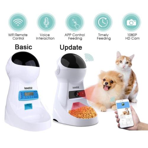 Pet Snack Dispenser With Wifi & Attached Camera