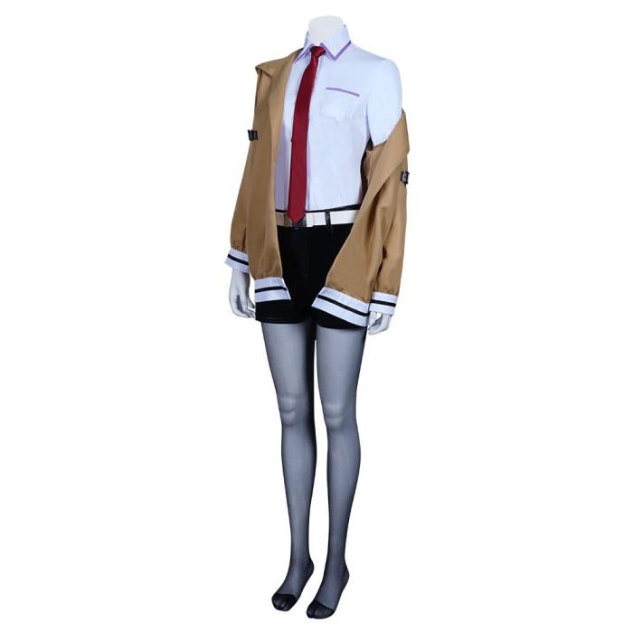Steins Gate Makise Kurisu Outfits Halloween Carnival Suit Cosplay Costume