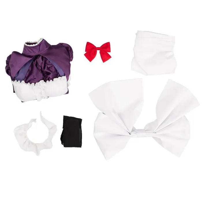 Anime High-Rise Invasion Maid-Fuku Kamen Maid Dress Outfits Halloween Carnival Suit Cosplay Costume