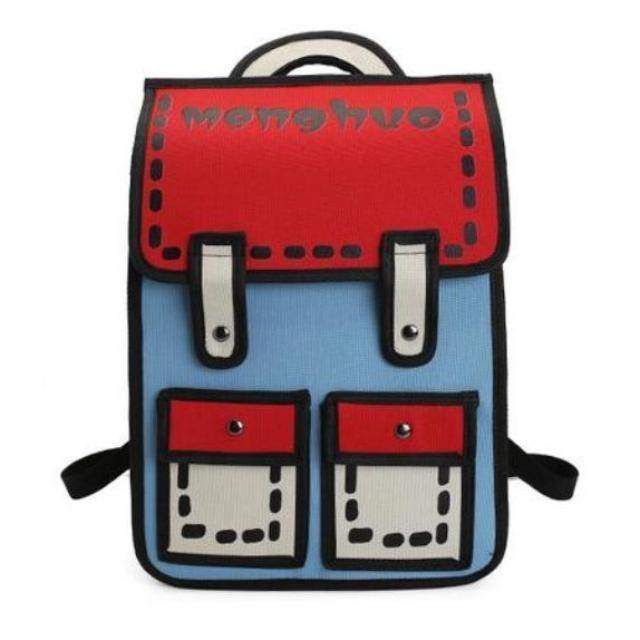 2D Cartoon Backpack