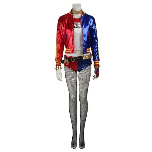 Harley Quinn Detective Comics Batman Suicide Squad Task Force X Cosplay Costume