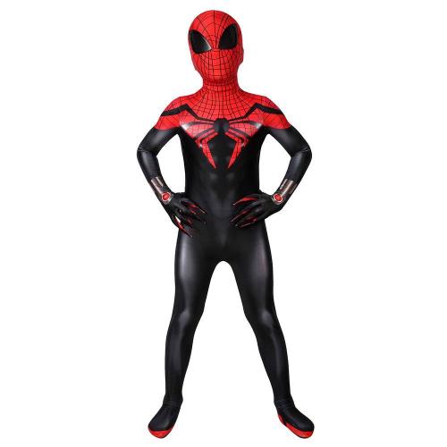 Kids Superior Spider-Man Otto Octavius Peter Parker Superior Spider-Man Jumpsuit Cosplay Costume -