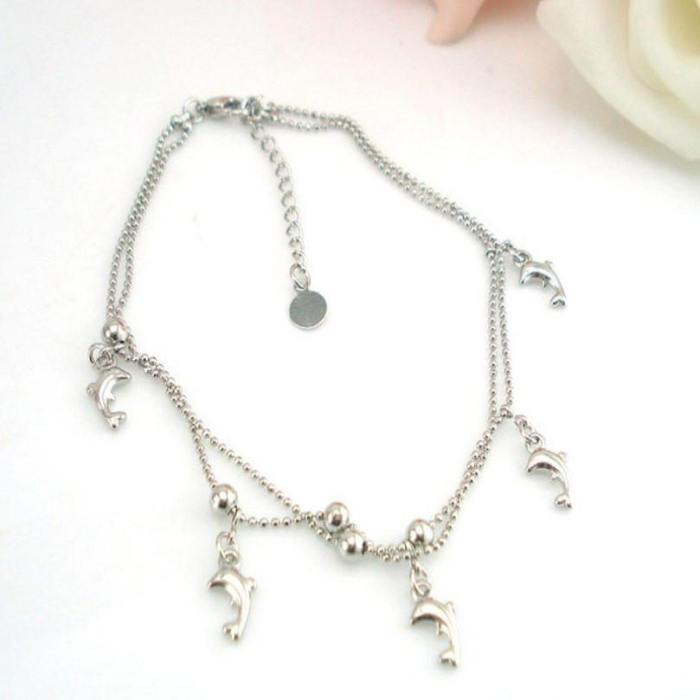 Cute Dolphin Anklet